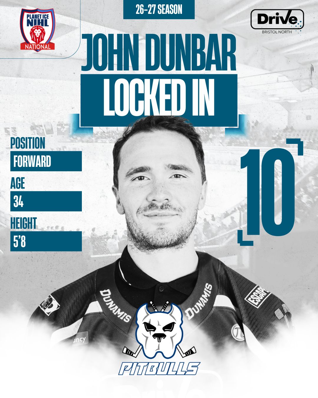 John Dunbar — Bristol Pitbulls #10