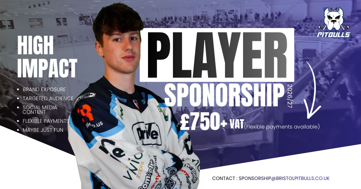 Bristol Pitbulls Player Sponsorship 26/27 — £750+VAT