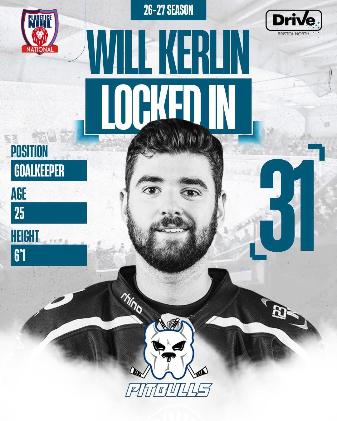 Will Kerlin — Bristol Pitbulls #31